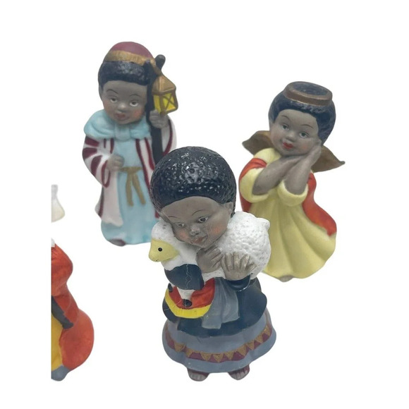 Nativity Christmas Avenue Porcelain 6 Not Complete - Picture 5 of 12